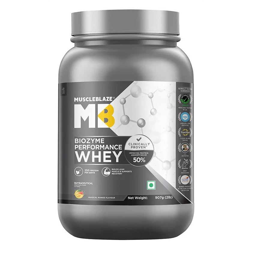 Biozyme Performance Whey Protein Powder, 25g
Protein Per Scoop Whey Protein (1 kg, Magical Mango)
