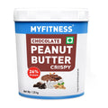 MYFITNESS Peanut Butter Chocolate Spread Crunchy 1.25kg | 23g Protein & 9g Fiber | Tasty & Healthy Nut Butter Spread for Breakfast & Snacks | Cholesterol Free | Zero Trans Fat | Crunchy Peanut Butter