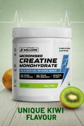 Wellcore - Pure Micronised Creatine Monohydrate | Kiwi Kick (122g, 33 servings)